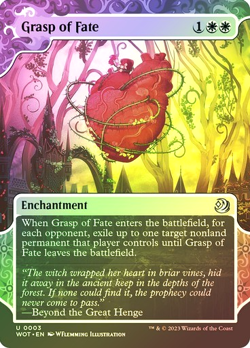MTG - Grasp of Fate - Foil - Showcase - Enchanting Tales - Magic the Gathering - Image 1