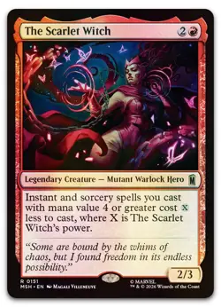 The Scarlet Witch #151 (Foil) (NM) Marvel Super Heroes MSH Magic MTG - Image 1