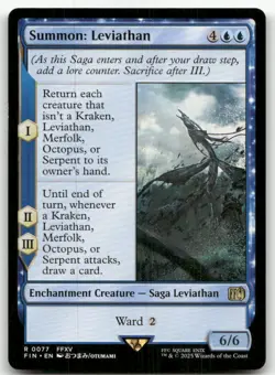 Summon: Leviathan #77 (NM) Final Fantasy FIN Magic MTG - Image 1