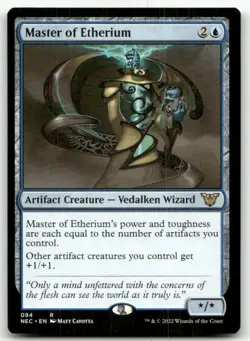 Master of Etherium #94 (NM) Kamigawa Neon Dynasty NEC Magic MTG - Image 1
