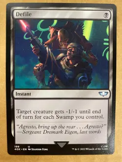 MTG 1x Defile # 199 Universes Beyond Warhammer 40000 Magic the Gathering x1 NM - Image 1