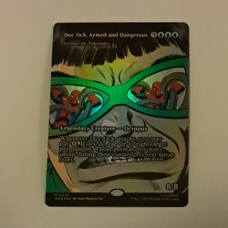 Doc Ock, Armed and Dangerous FOIL NM Marvel Spiderman MTG MAGIC THE GATHERING - Image 1