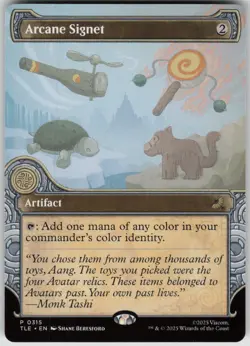 MTG Arcane Signet (Showcase) Normal NM Avatar: The Last Airbender: Magic 315 - Image 1