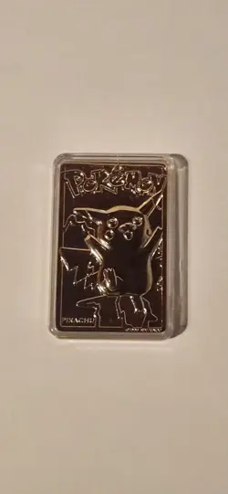 PIKACHU Pokemon 23K Gold Plated Trading Card 1999 Limited Edition - Image 5