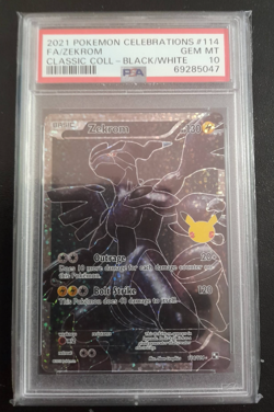 Pokemon 2021 Celebrations Zekrom PSA 10 - Image 1