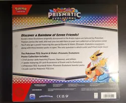 Lot (6) Pokemon Prismatic Evolutions Poster Collection W/display Dollar General - Image 4