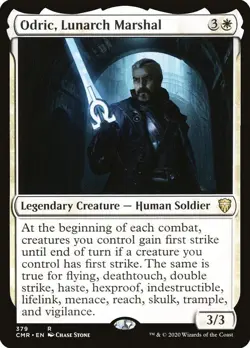 Odric, Lunarch Marshal Commander Legends Rare NM Magic: The Gathering 379 Normal - Image 1