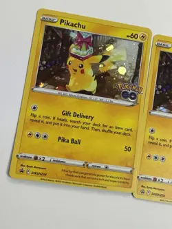 2x Pokemon TCG Sword & Shield Promo Pikachu SWSH234 Holo Promo English HP60 2022 - Image 2