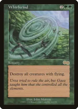 Whirlwind Urza's Saga Rare NM Magic: The Gathering 283 Normal - Image 1