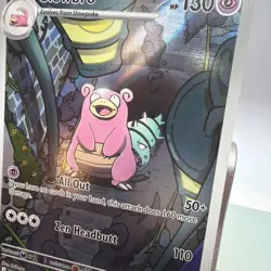 Pokemon TCG Slowbro 043/165 SV:151 Illustration Rare Full Art Holo EN 130 HP - Image 2