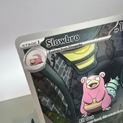 Pokemon TCG Slowbro 043/165 SV:151 Illustration Rare Full Art Holo EN 130 HP - Image 3