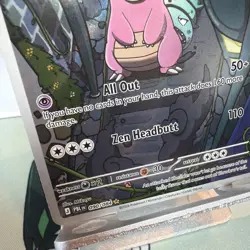 Pokemon TCG Slowbro 043/165 SV:151 Illustration Rare Full Art Holo EN 130 HP - Image 4