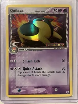 Pokemon TCG Dragon Frontiers Quilava 36/101 Delta Species Reverse Holo Stamped - Image 1