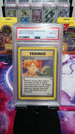 2000 POKEMON GYM CHALLENGE #118 MISTY'S TEARS PSA 8 - Image 1