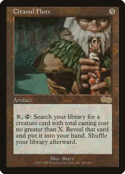 Citanul Flute Urza's Saga Rare NM Magic: The Gathering 289 Normal - Image 1
