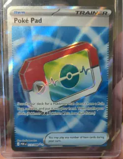 Poke Pad Mega Evolution Perfect Order 113/088 Holo Pokemon Ultra Rare Trainer - Image 1