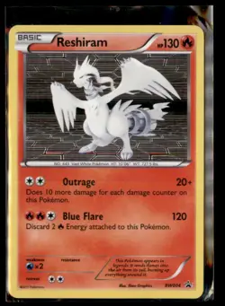 Pokemon Reshiram Black and White Promo Holo - Image 1