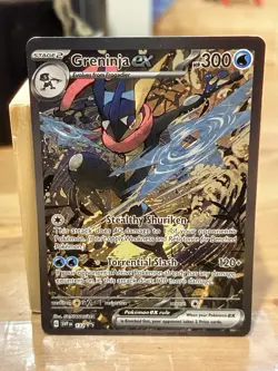 Pokemon TCG Greninja EX Black Star Promo 132 Scarlet & Violet Near Mint - Image 1