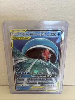 Pokemon TCG Magikarp Wailord GX Tag Team SM166 - Image 1