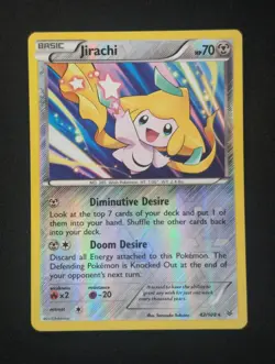 Jirachi 42/108 XY - Roaring Skies Pokemon LP Reverse Holo - Image 1