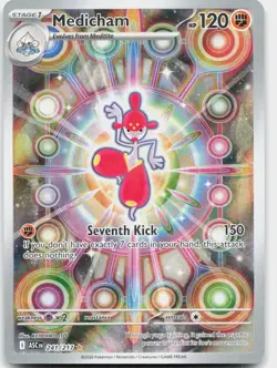 Medicham 241/217 Illustration Rare Ascended Heroes Pokemon Holo Near Mint - Image 1
