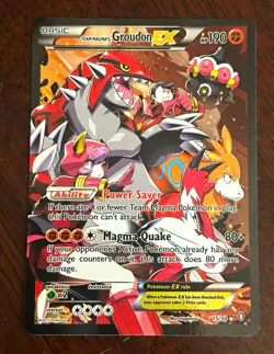 The Pokemon Company Team Magma's Groudon EX 15/34 Double Crisis Holo Ultra Rare - Image 1