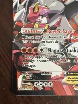 The Pokemon Company Team Magma's Groudon EX 15/34 Double Crisis Holo Ultra Rare - Image 5