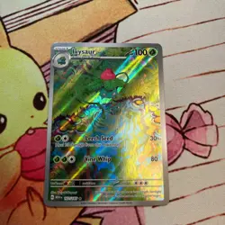 Ivysaur 167/165 Illustration Rare 151 Pokemon Holo Near Mint - Image 1