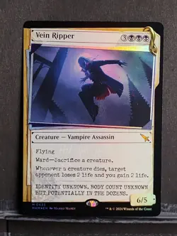 Vein Ripper (Showcase) (Invisible Ink); Foil; Murders at Karlov Manor - Image 1