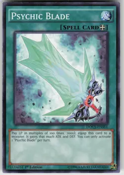 PSYCHIC BLADE DOCS-EN064 COMMON / SHORT PRINT YU-GI-OH LIGHTLY PLAYED - Image 1