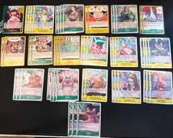 Trafalgar Law G/Y OP10 Leader Full Deck One Piece TCG - Image 1