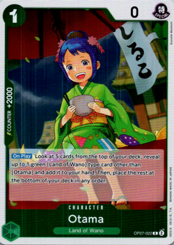 Otama OP07-022 Land of Wano One Piece TCG Character - Image 1