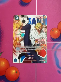 Round 1 Sanji English One Piece Promo OP15-047 - Image 1