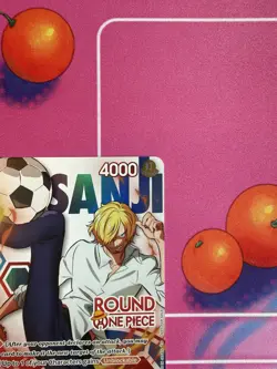 Round 1 Sanji English One Piece Promo OP15-047 - Image 3