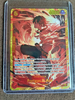 2026 One Piece The Time of Battle Portgas.D.Ace Secret Rare #OP16-118 English - Image 1