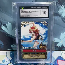 One Piece Nami C011 Japanese One Py Berry Match CGC Gem Mint 10 - Image 1
