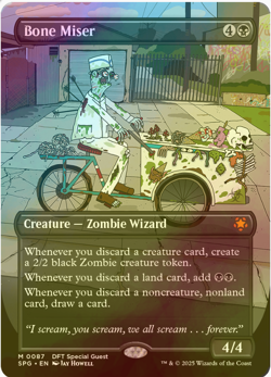 Bone Miser (Borderless) Special Guests Foil MTG - Image 1