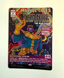 Thanos Mad Titan - Wizards of the Coast - MTG Marvel Super Heroes 0400 Foil - Image 1