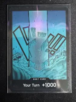 One Piece TCG Special Blue DON!! Card Exclusive Your Turn +1000 - Image 1