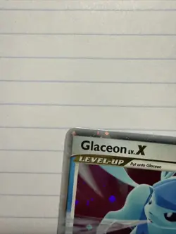 Pokemon TCG Glaceon LV.X Holo Card Majestic Dawn 98/100 LP - Image 2