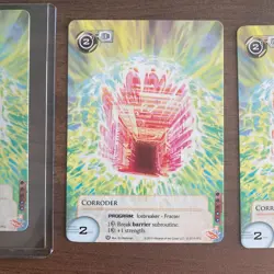 Android: Netrunner "Corroder" Card Promo / Alternate Art x3 | Rare/OOP | 2015 - Image 2