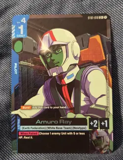 Amuro Ray C+ Heroic Beginnings ST01-010 NM Gundam Card Game - Image 1