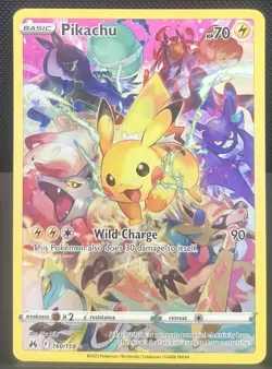 Pikachu - 160/159 - Crown Zenith - Secret Rare - Pokemon Trading Card - Image 1