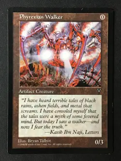 MTG Visions Phyrexian Walker Artifact Creature LP - Image 1