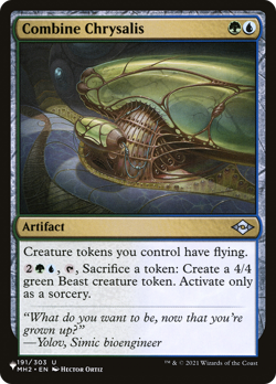 x1 Combine Chrysalis PLST MKM The List MTG MH2-191 UNCOMMON M/NM 1x - Image 1