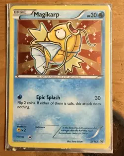Pokemon Magikarp XY143 XY Promo Holo English 30 HP Basic Pokemon TCG - Image 1