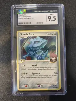CGC 9.5 Steelix GL Pokemon 2009 Rising Rivals 51/111 - Image 1