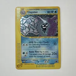 Nintendo Pokemon TCG Cloyster 8/165 Expedition Holo Rare English 2002 80 HP - Image 1