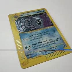 Nintendo Pokemon TCG Cloyster 8/165 Expedition Holo Rare English 2002 80 HP - Image 5