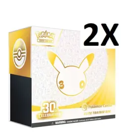 2x Pokemon Center 30th Anniversary ETB Elite Trainer Box Lot New Sealed *PRESALE - Image 1